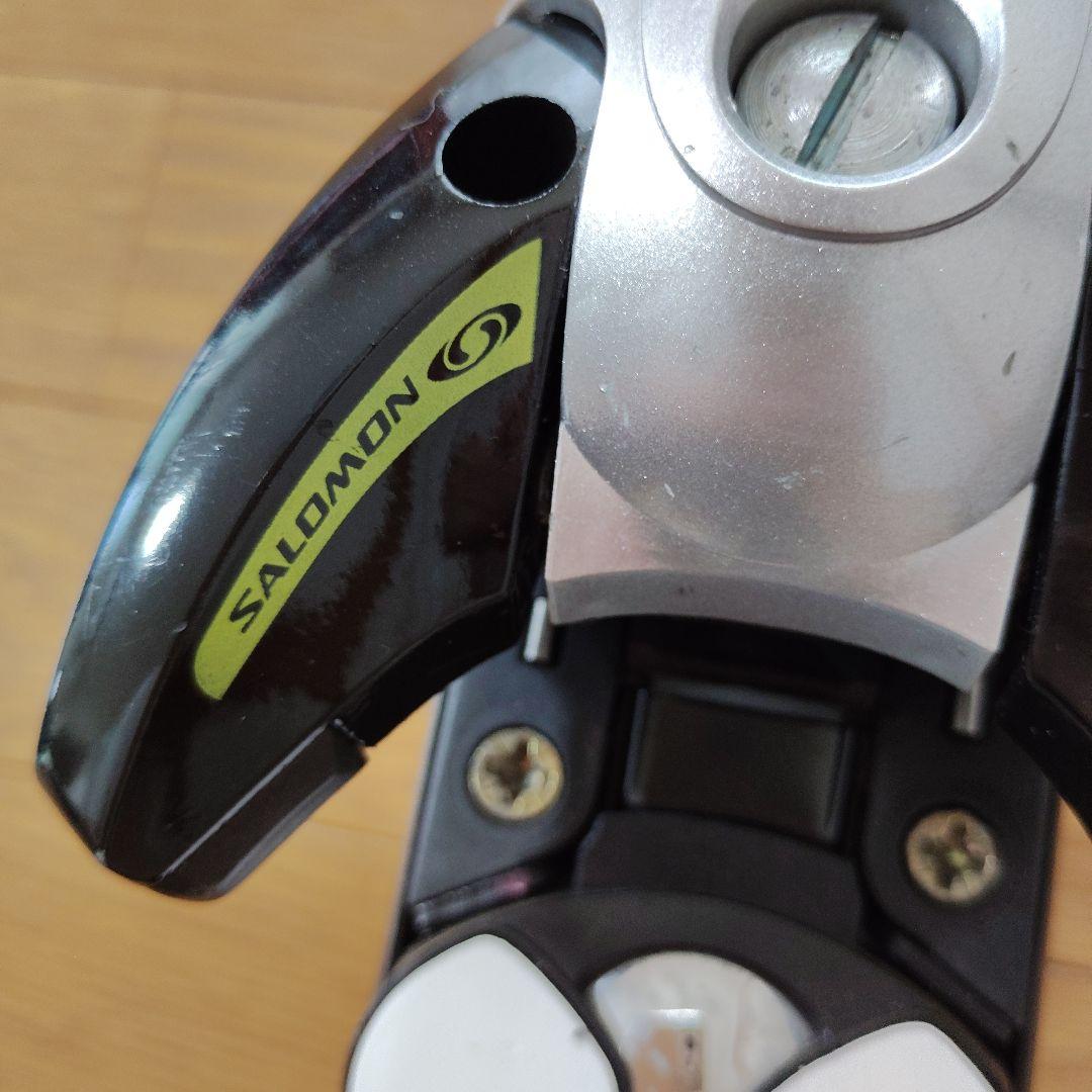 SALOMON 160cm スキー板とポール セット　スキーケース付