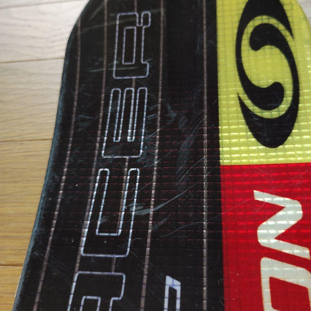SALOMON 160cm スキー板とポール セット　スキーケース付