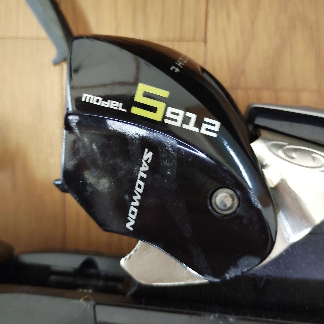 SALOMON 160cm スキー板とポール セット　スキーケース付