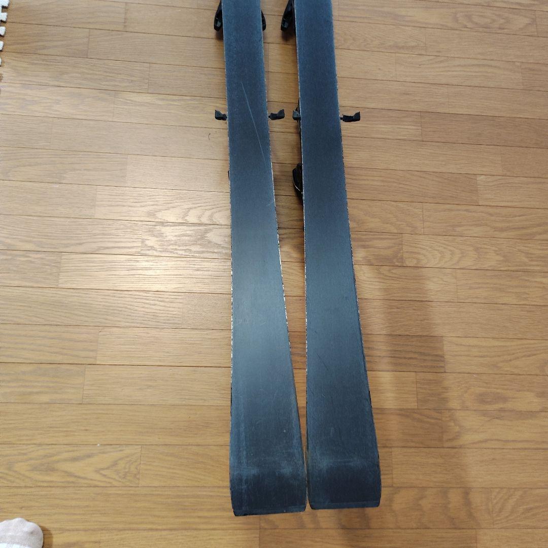 SALOMON 160cm スキー板とポール セット　スキーケース付