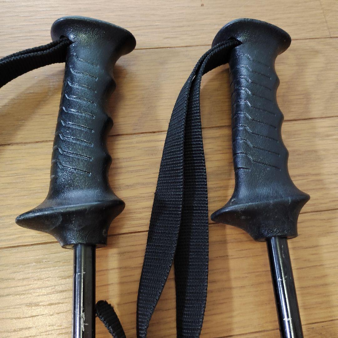 SALOMON 160cm スキー板とポール セット　スキーケース付