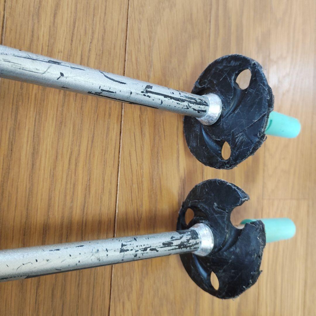 SALOMON 160cm スキー板とポール セット　スキーケース付