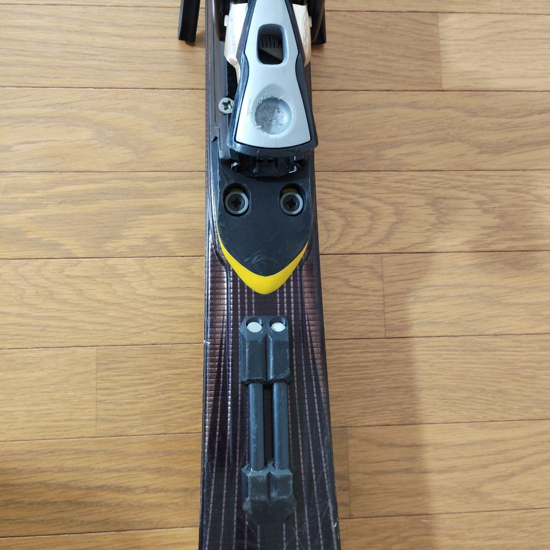 SALOMON 160cm スキー板とポール セット　スキーケース付