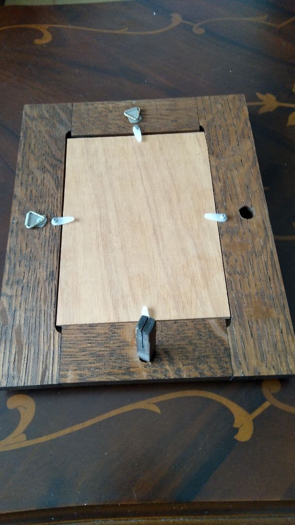 高級感溢れるオークヴィレッジ フォトスタンド 大、小 セット