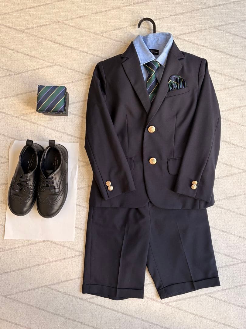 UNITED ARROWS green labelネイビー スーツ 120サイズ