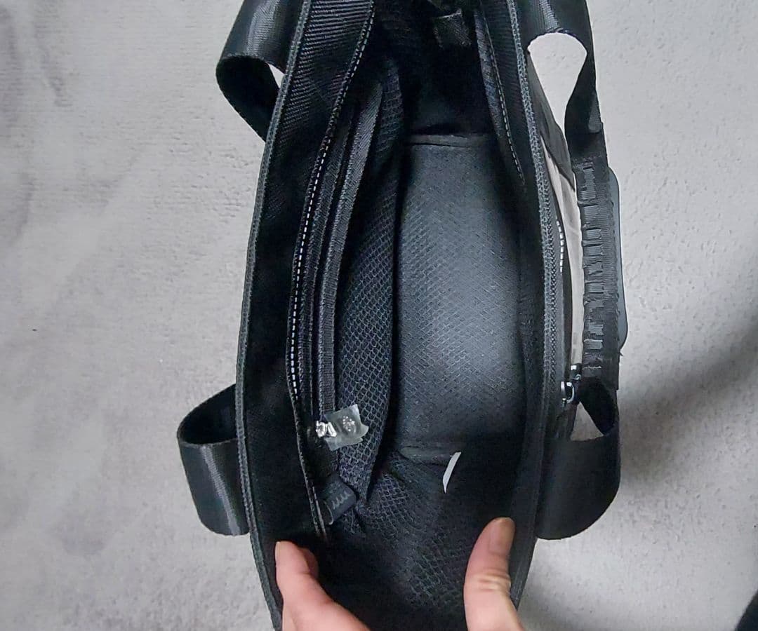 MUTA MARINE ブラック ミニトートバッグ