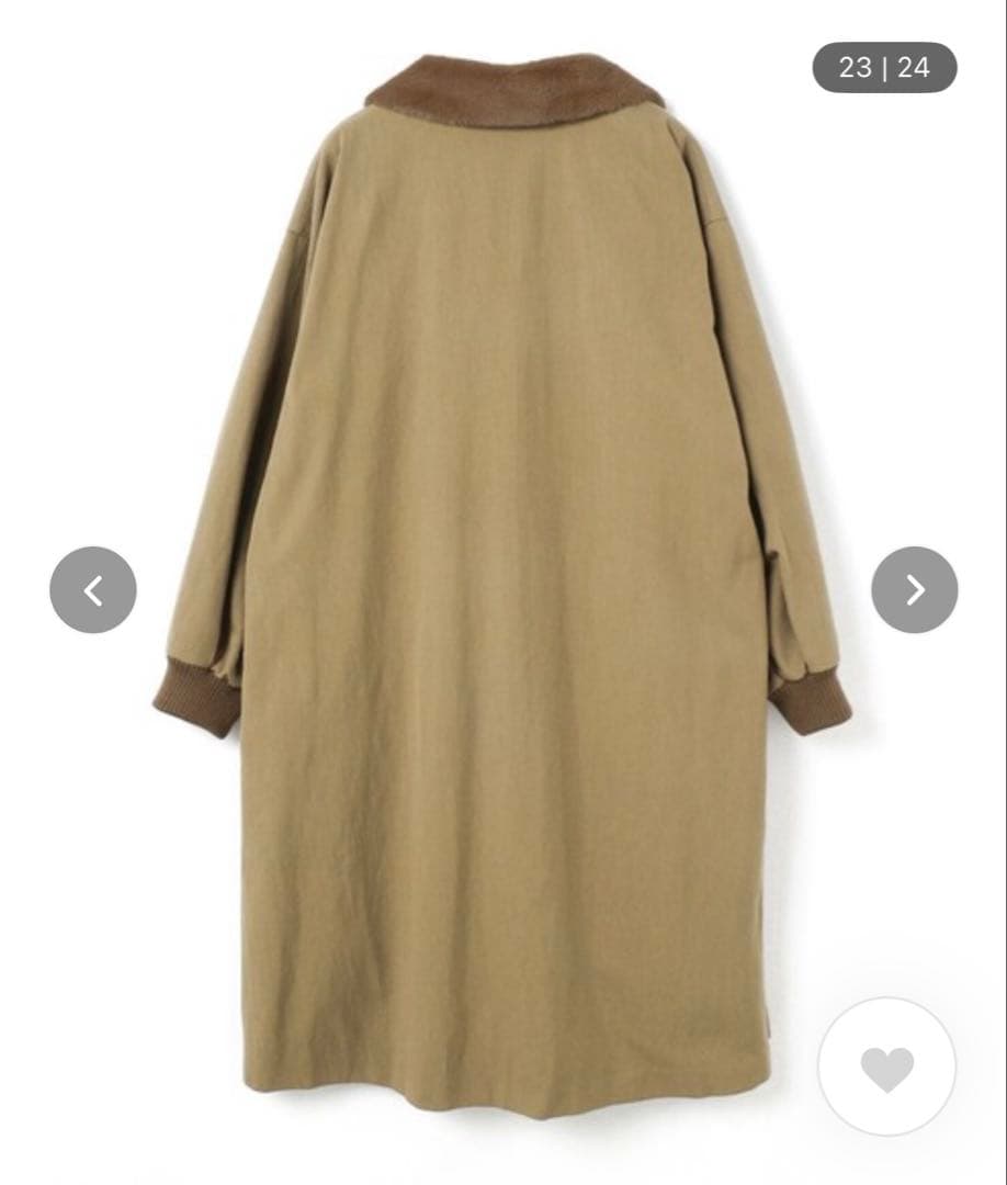 ★mizuiroind★ミズイロインド★バックボアコート