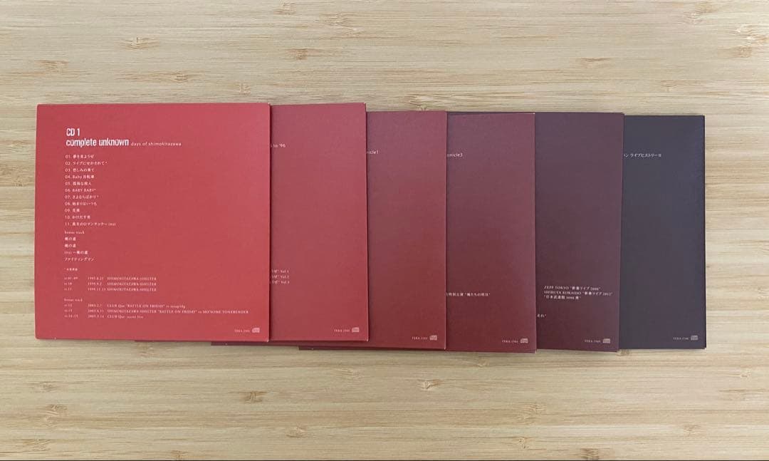 エレファントカシマシ「赤箱」LIVE CD BOX 宮本浩次