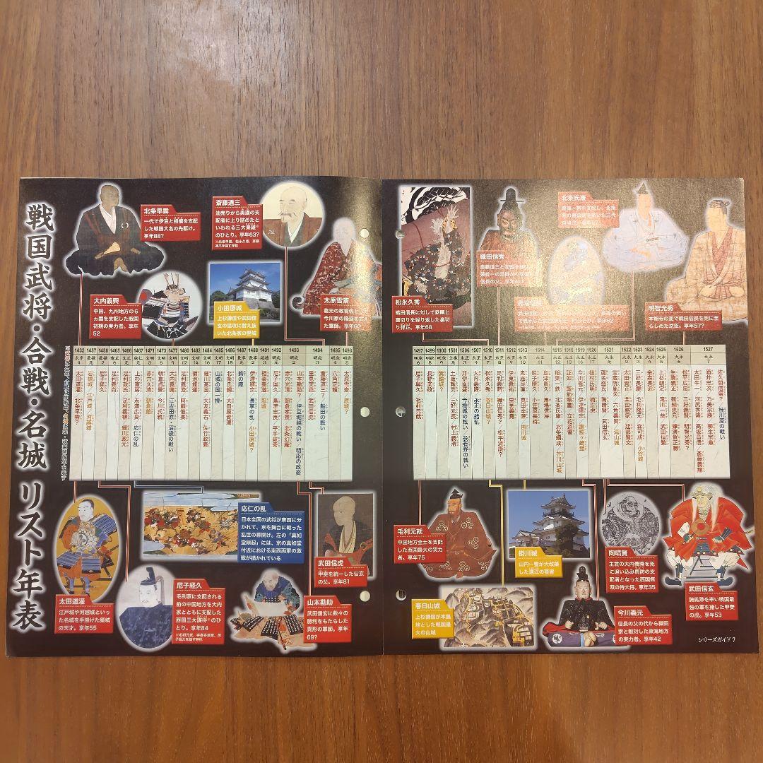 週刊 戦国武将データファイル全111巻（ファイル2冊付）セット売り