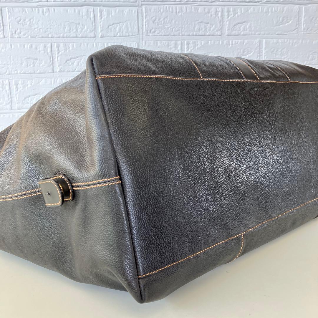 Dunhill　ダンヒル　ボストンバッグ　レザー　ブラック　4441