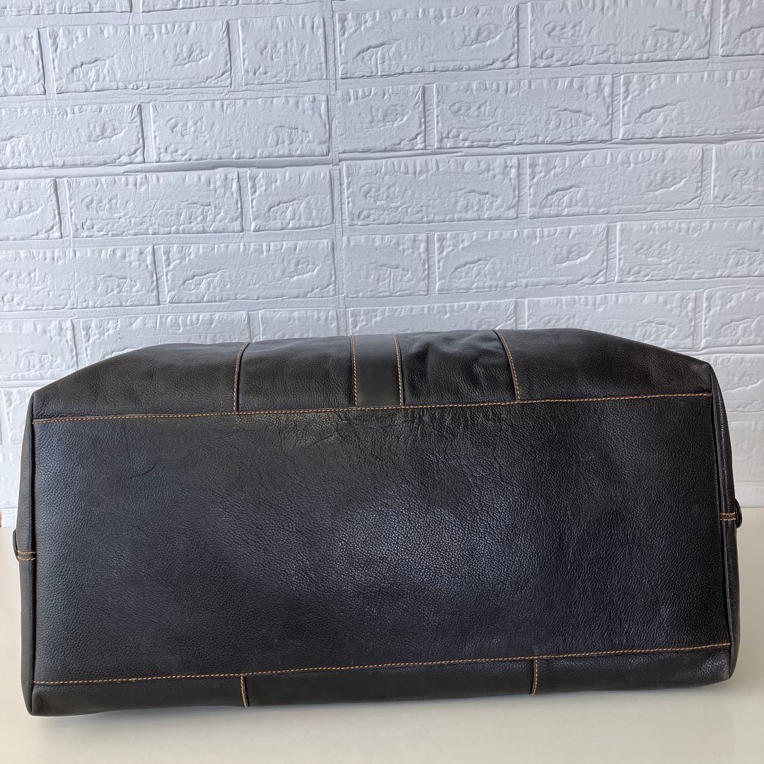 Dunhill　ダンヒル　ボストンバッグ　レザー　ブラック　4441