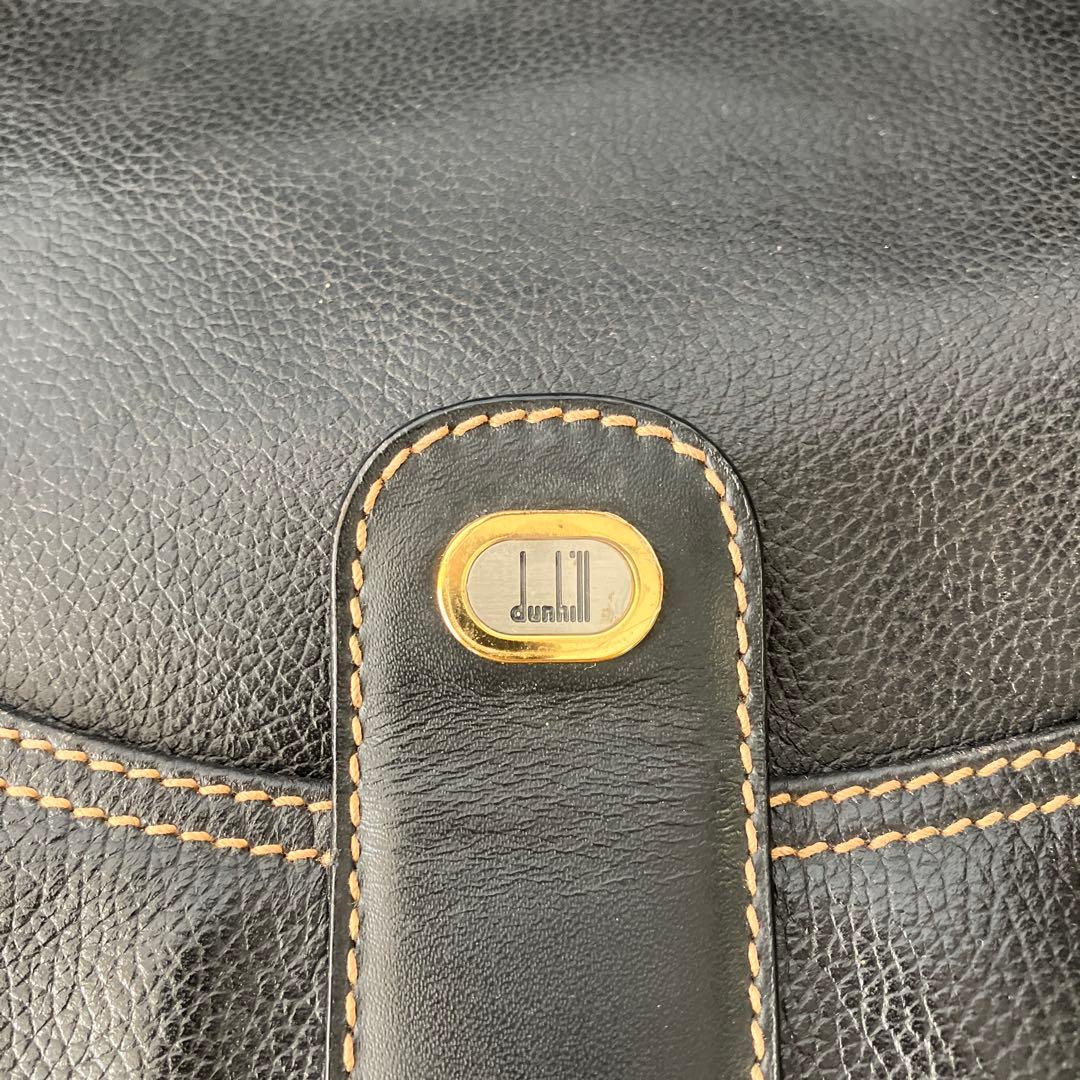 Dunhill　ダンヒル　ボストンバッグ　レザー　ブラック　4441