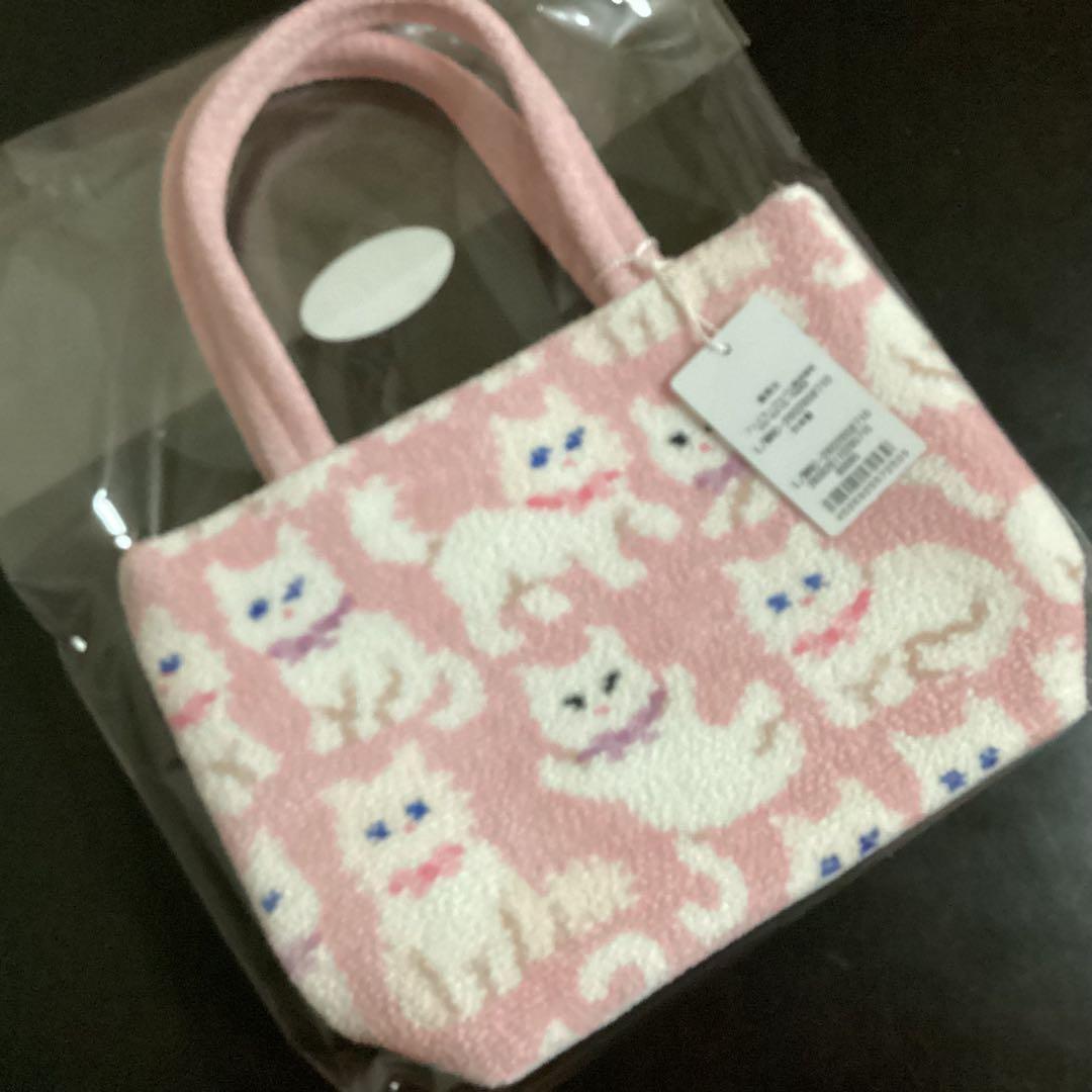 フェイラー モフモフネコチャン ペールピンク　バック