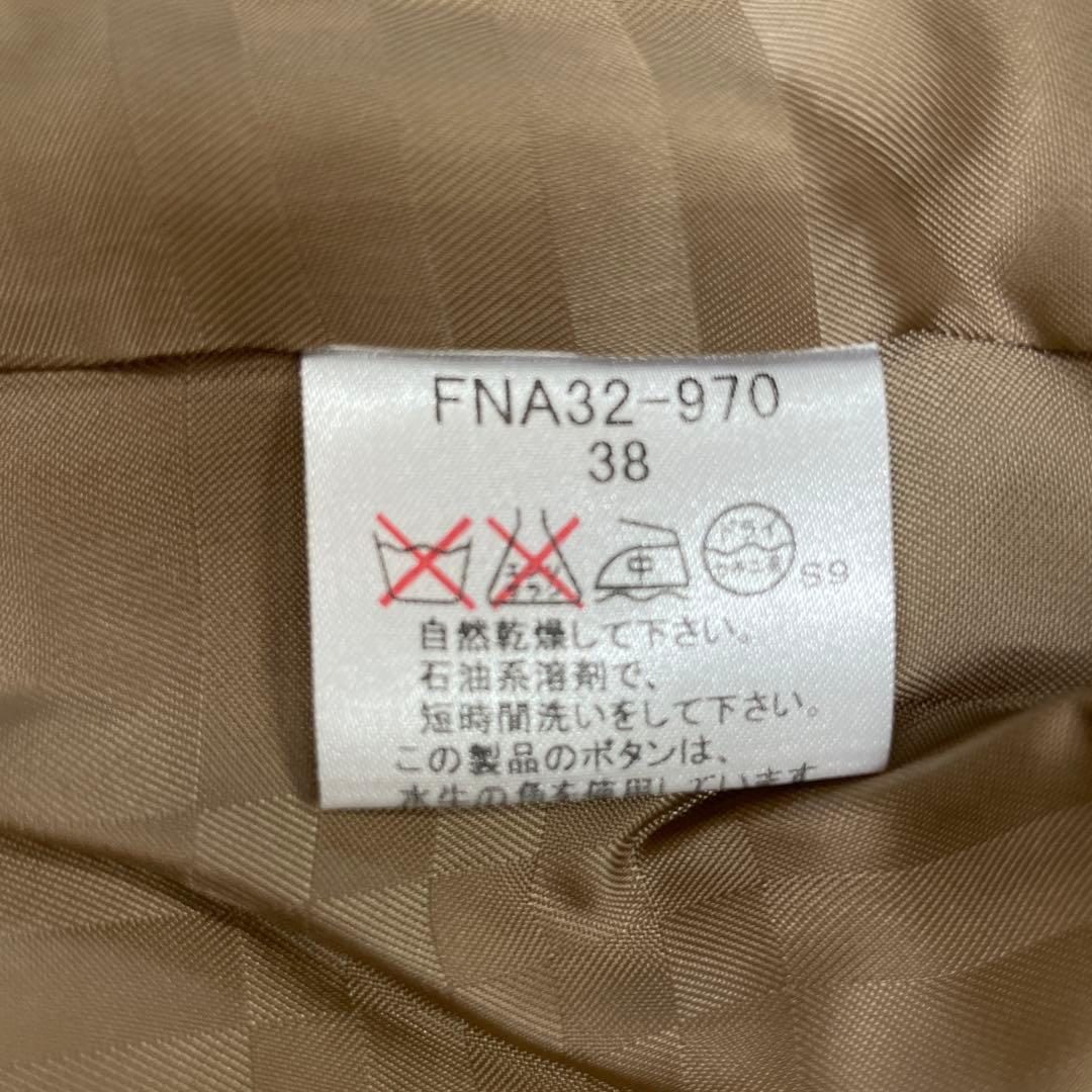 バーバリーロンドン カシミヤ100% ブラウン ロングコート アウター 38