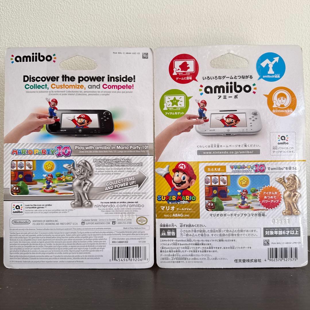 【未開封】amiibo マリオ ゴールド＆シルバーver.