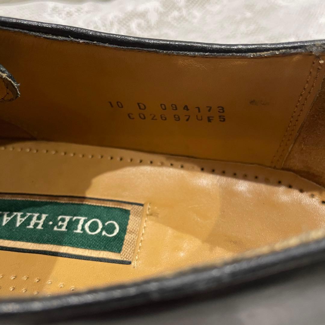 ✨希少✨コールハーン ストレートチップ ブラック10D 約27.5cm