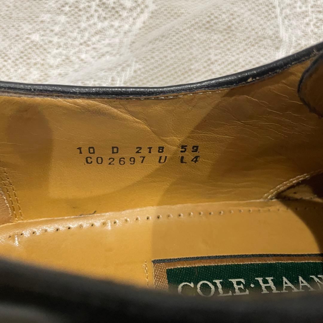 ✨希少✨コールハーン ストレートチップ ブラック10D 約27.5cm