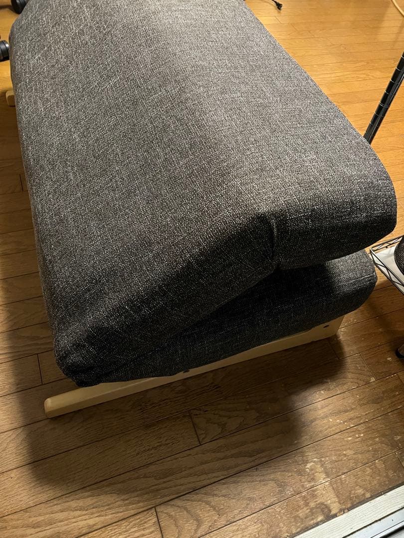 マンちゃん　ハイバックリクライニング２人掛けソファ。座椅子型で折り畳み可能