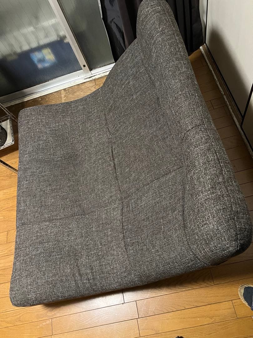 マンちゃん　ハイバックリクライニング２人掛けソファ。座椅子型で折り畳み可能