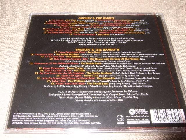 SMOKEY&THE BANDIT,1&2,サントラ,トランザム7000,新品