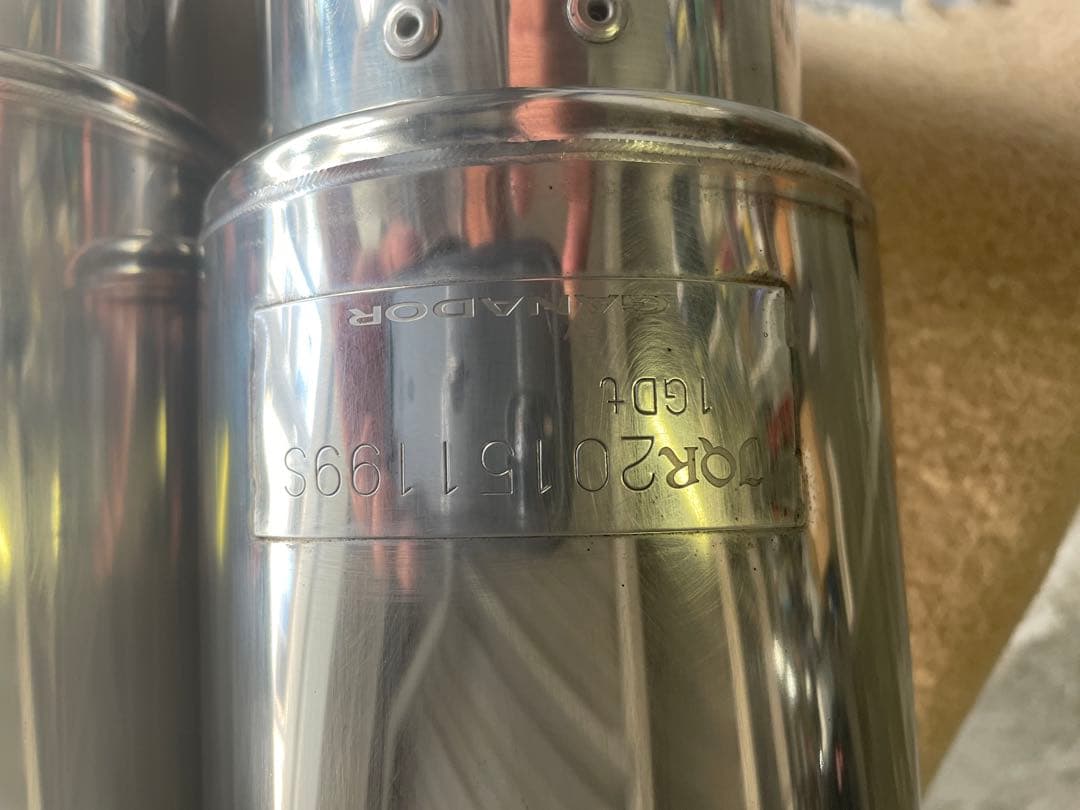 ガナドール150プラド　モデリスタ 対応ディーゼル ステンレス製