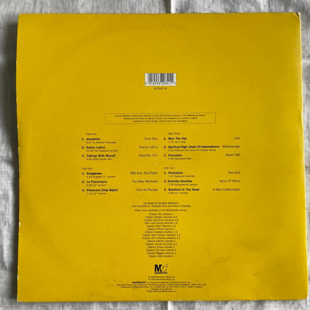 Classic Balearic: Volume 1 LP レコード