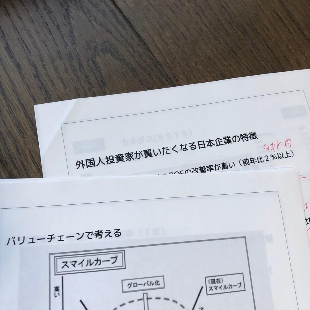 ファイナンシャルアカデミー　ファンダメンタル分析ゼミ(テキスト＋資料)