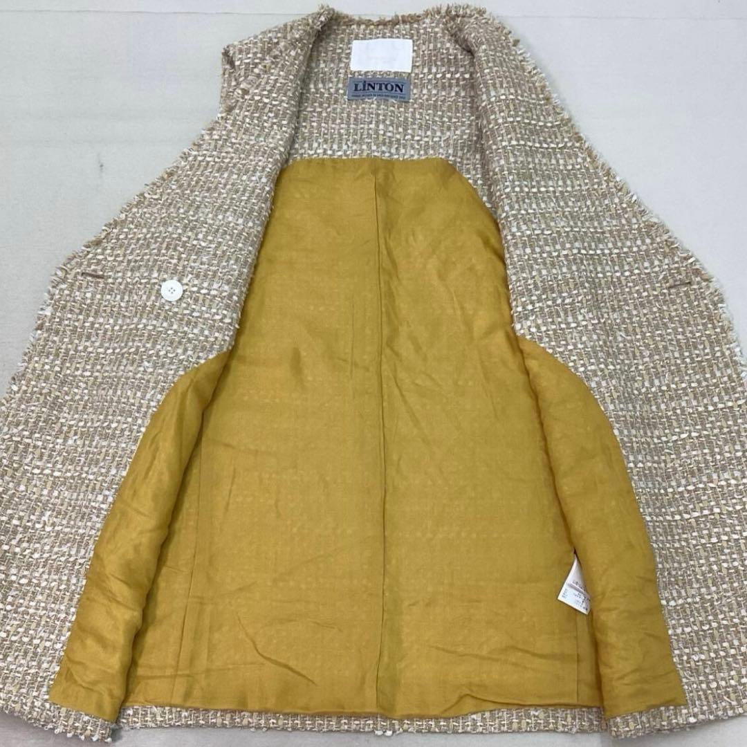 ✨2025未使用級✨BALLSEY　Coconutセミロングジレ　ツイード　36