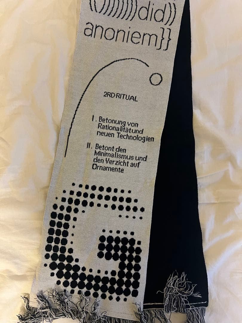 新品　未使用　gadid anoniem マフラー