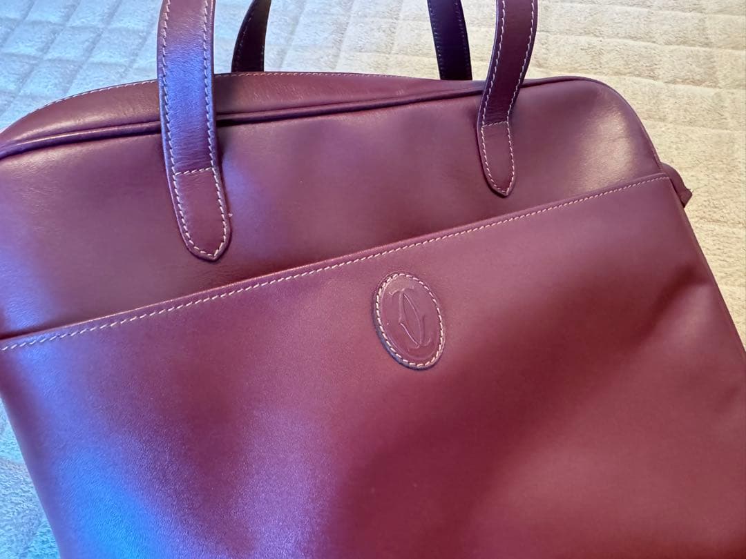 Cartier カルティエ マストライン レザーブリーフケースA4