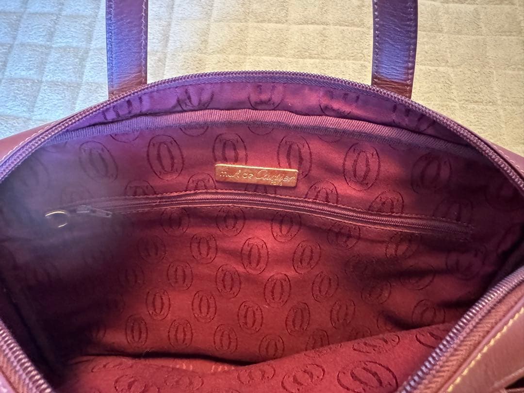 Cartier カルティエ マストライン レザーブリーフケースA4