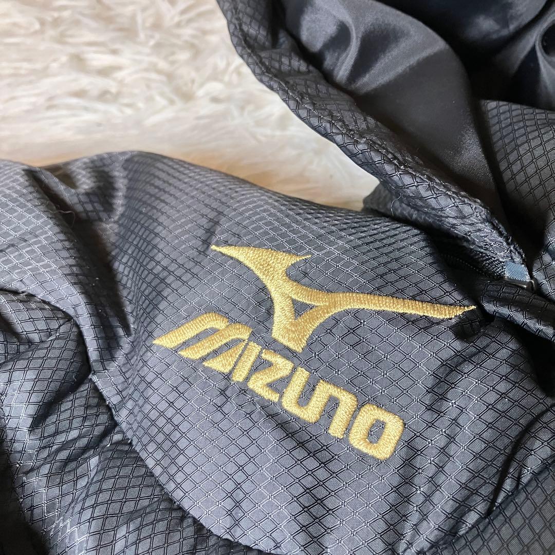 K*.様 ☆美品☆ MIZUNO ダウンコート ベンチコート ブラック 刺繍ロゴ