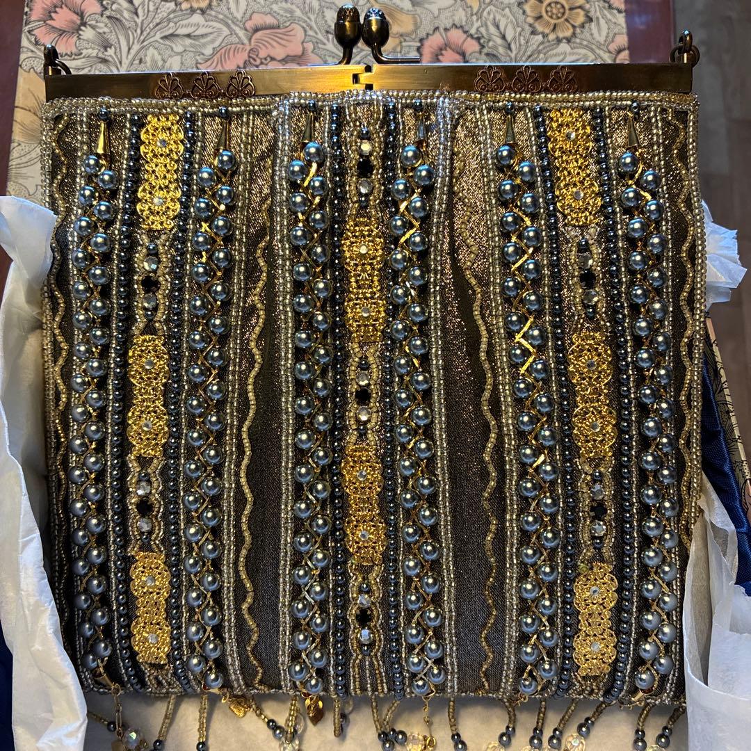 Hashimoto パーティーバッグ ゴールド シルバー