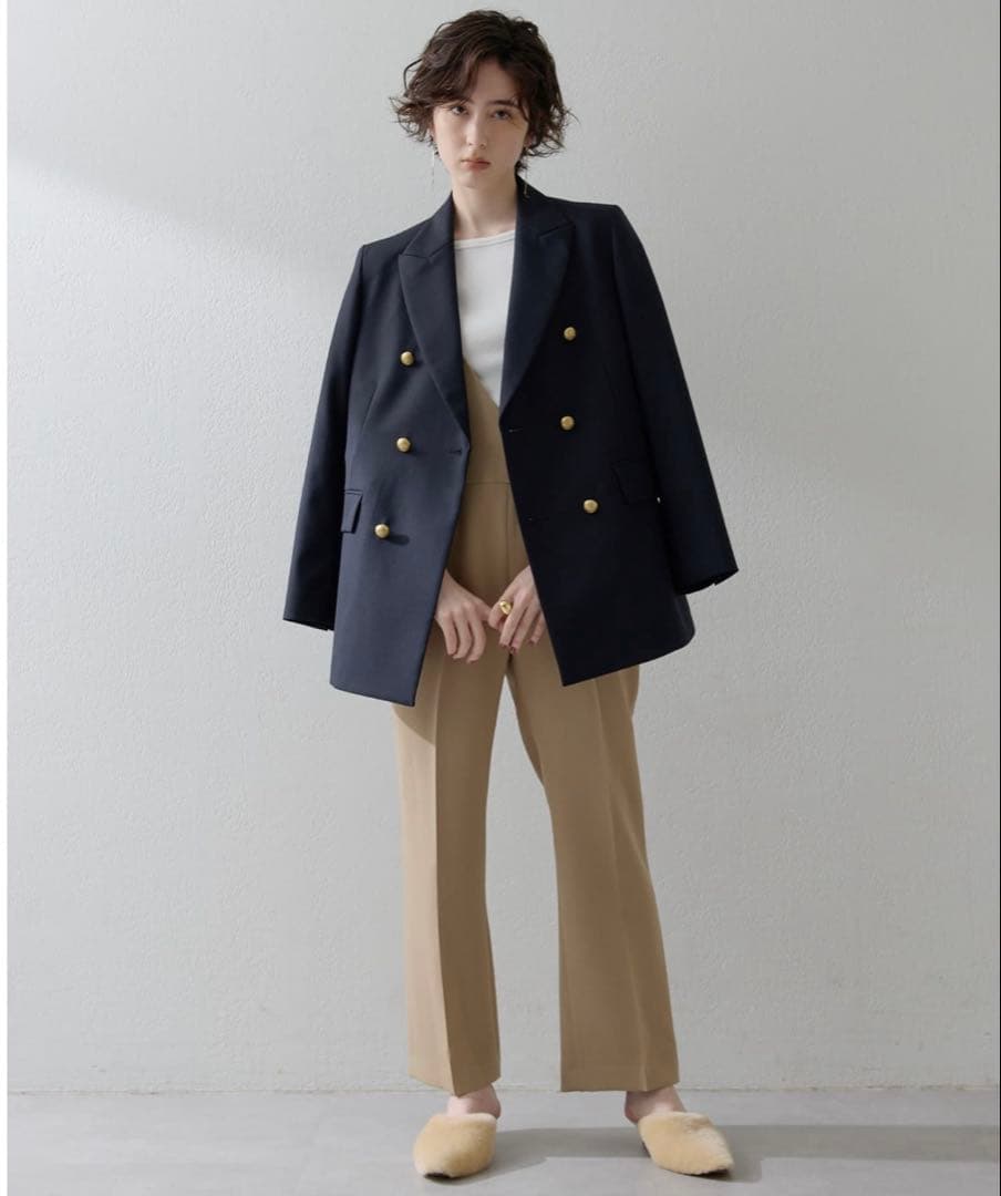 Whim Gazette 【インフルエンサーコラボ】ダブルフェイスサロペット