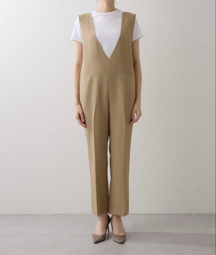 Whim Gazette 【インフルエンサーコラボ】ダブルフェイスサロペット