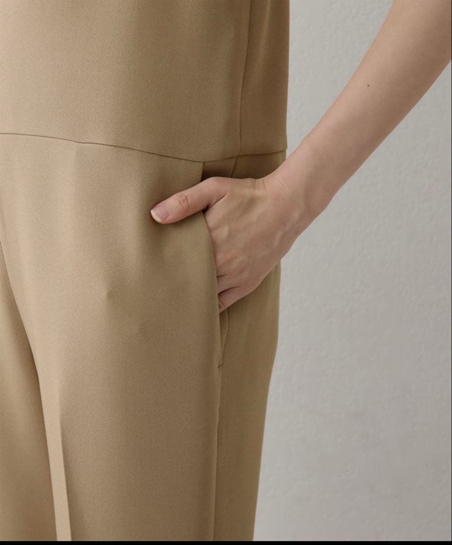 Whim Gazette 【インフルエンサーコラボ】ダブルフェイスサロペット