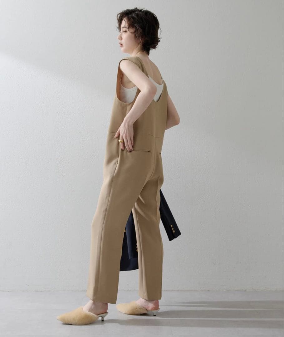 Whim Gazette 【インフルエンサーコラボ】ダブルフェイスサロペット