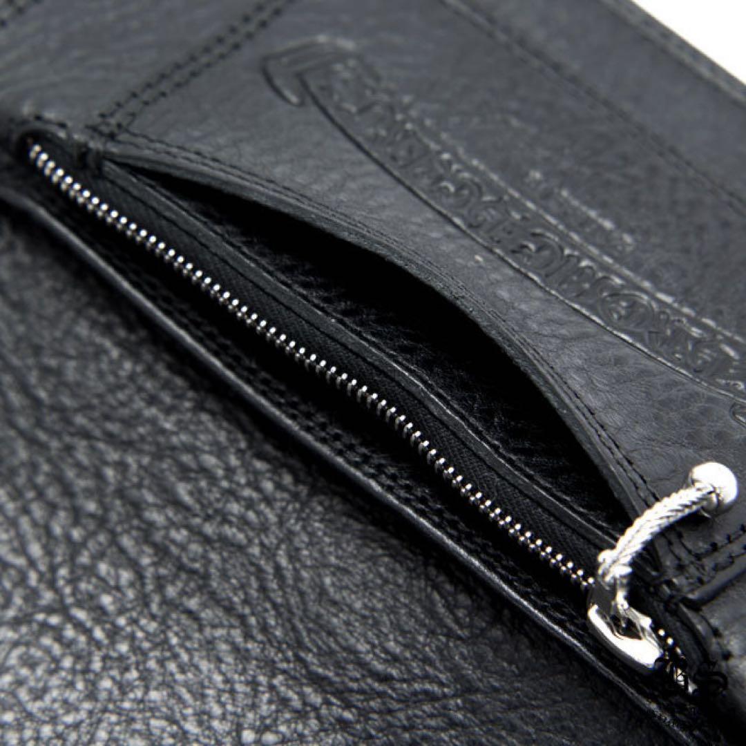 クロムハーツ Chrom hearts 2zipウォレット　ブラウン