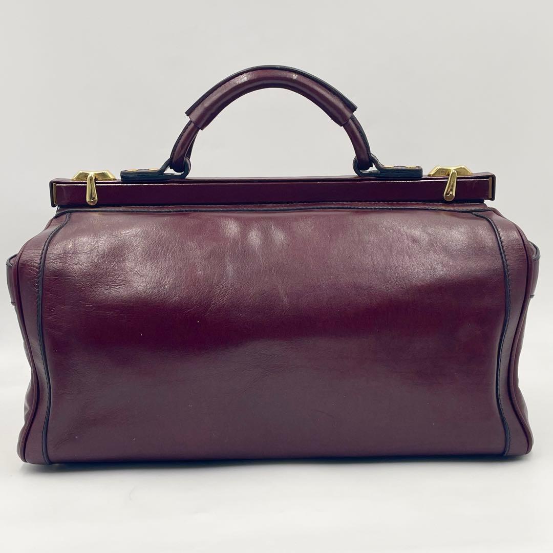 【美品】GOLD PFEIL ダレスバッグ ボルドー ボストンバッグ 大容量