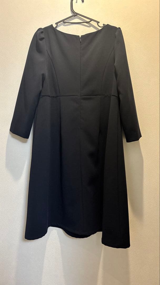 ぽちゃ様 美品 bitnabi ネイビー お上品 授乳 ワンピース