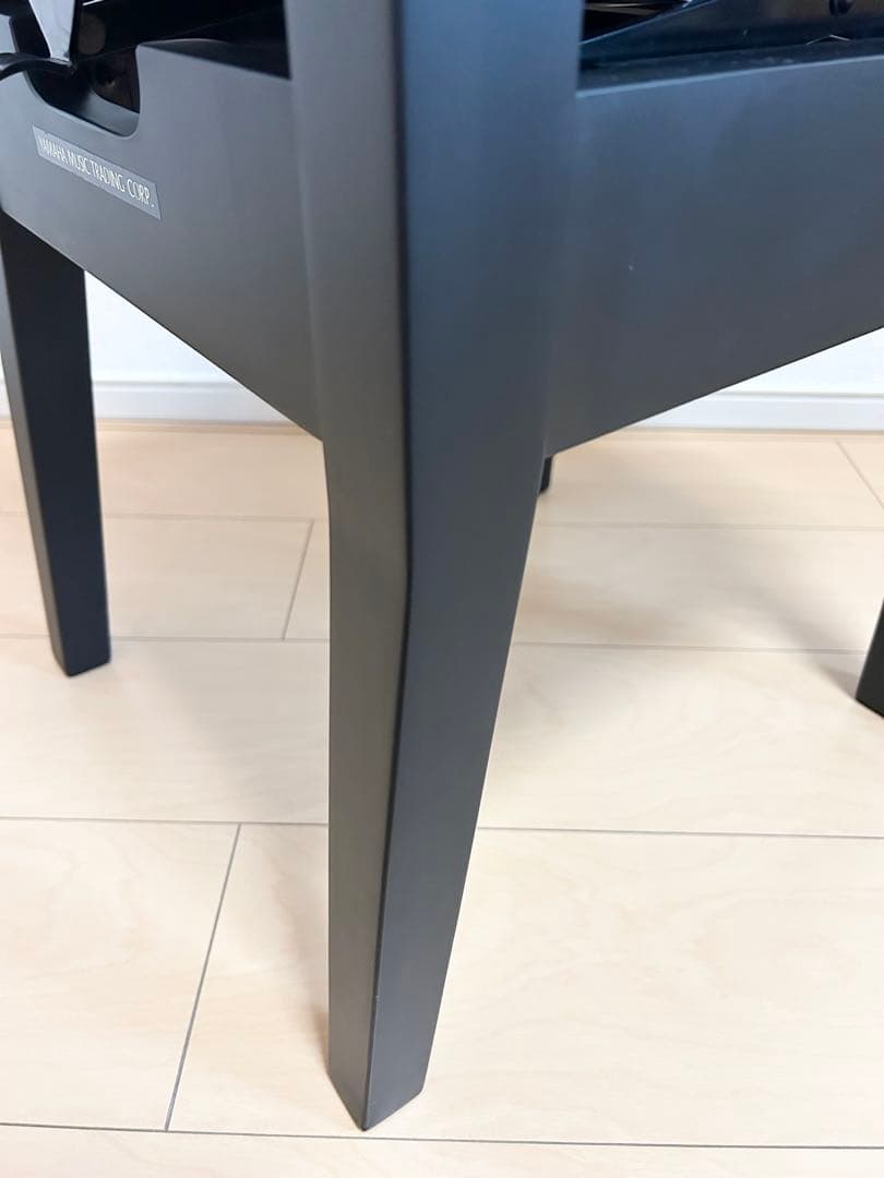 【YAMAHA】No5A トムソン椅子　半艶塗装　ピアノ椅子　美品　黒