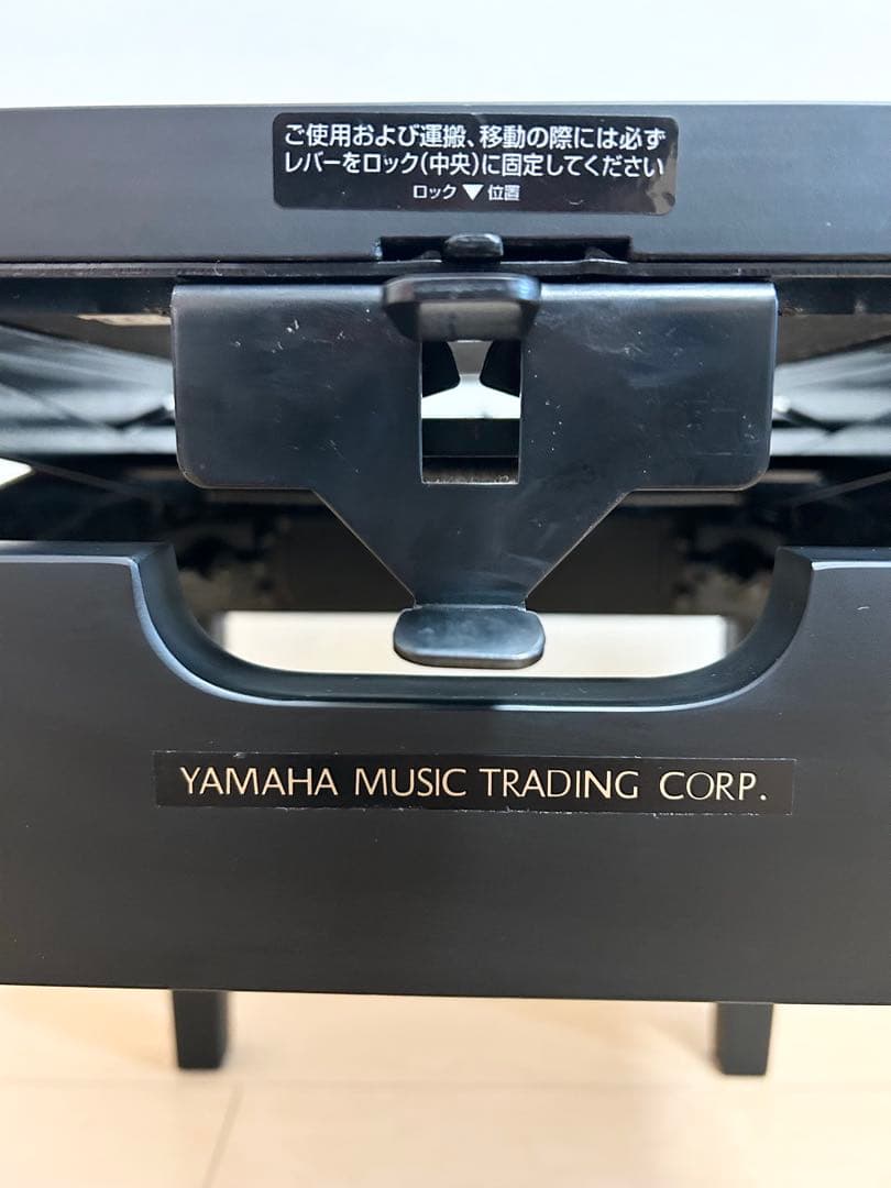 【YAMAHA】No5A トムソン椅子　半艶塗装　ピアノ椅子　美品　黒
