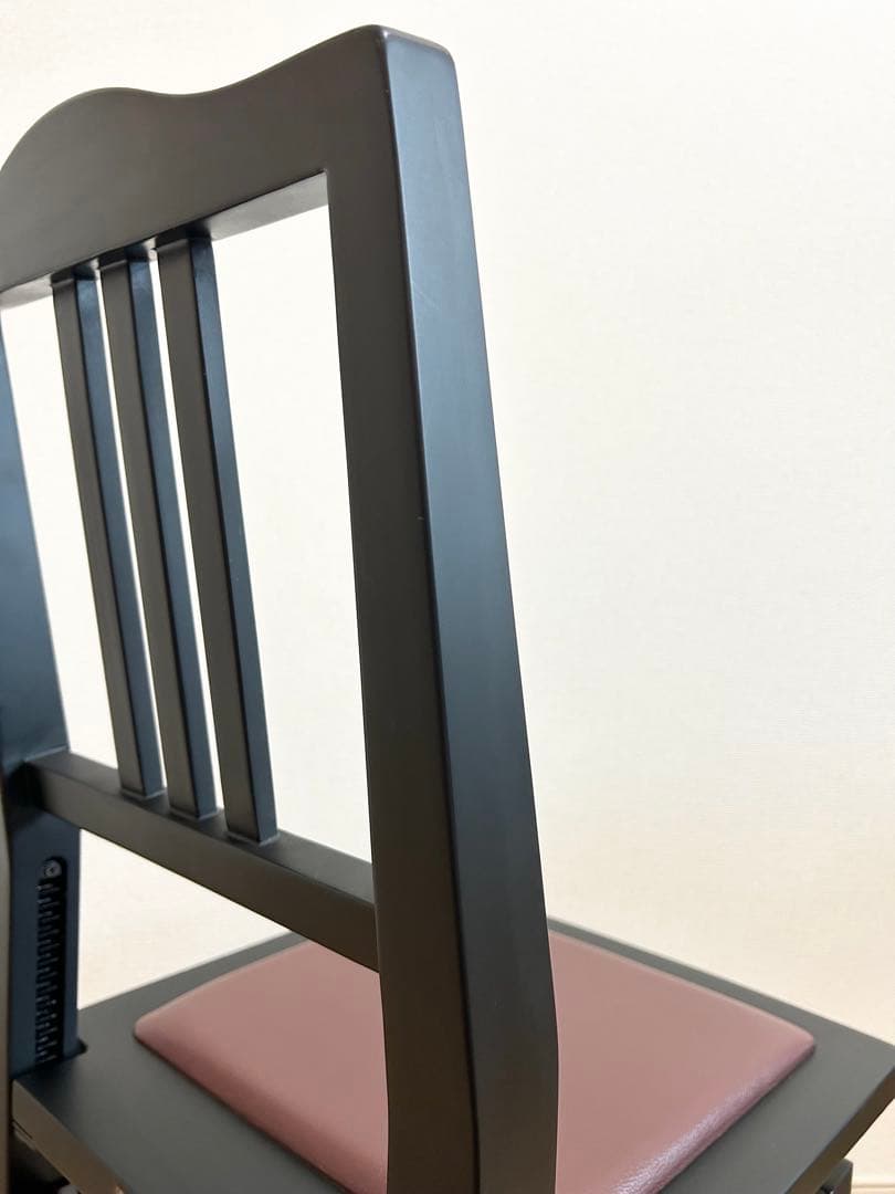 【YAMAHA】No5A トムソン椅子　半艶塗装　ピアノ椅子　美品　黒