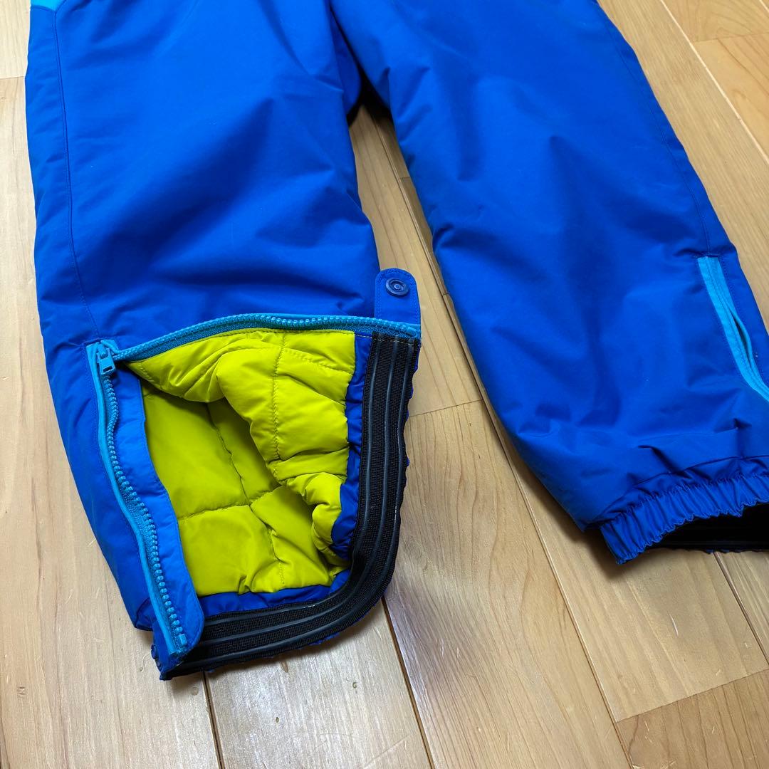 【美品】mont-bell 子ども用スキーウェア 青