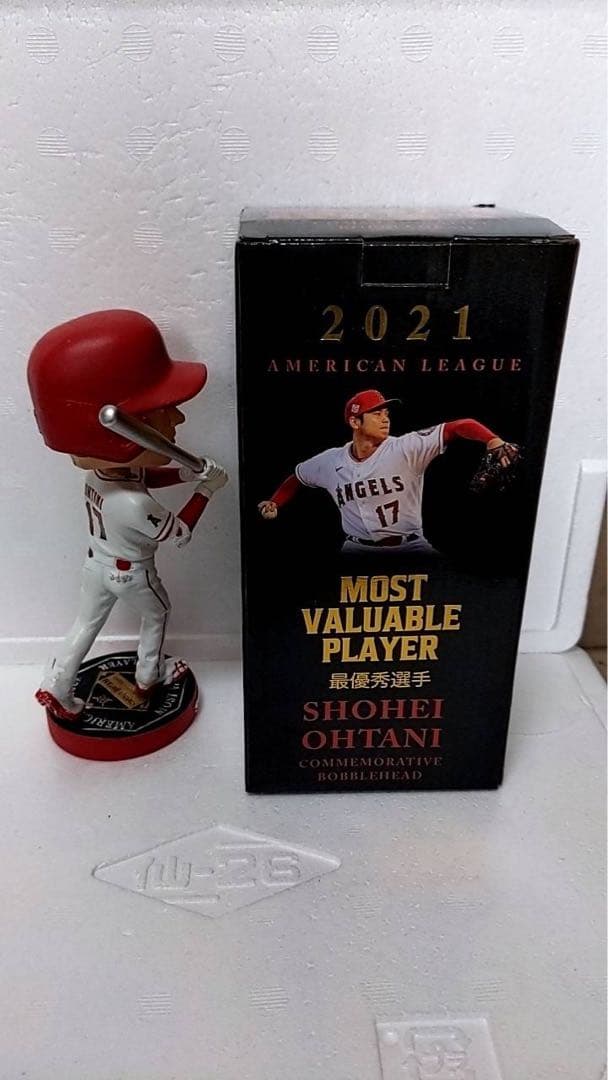 大谷翔平選手、2022年配布のボブルヘッド人形！