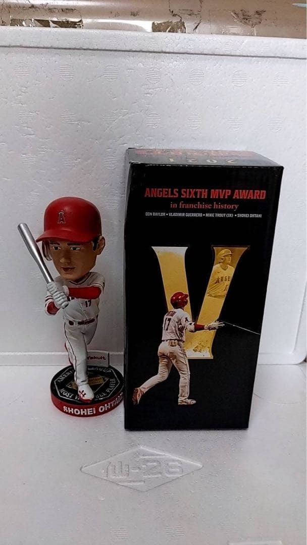 大谷翔平選手、2022年配布のボブルヘッド人形！