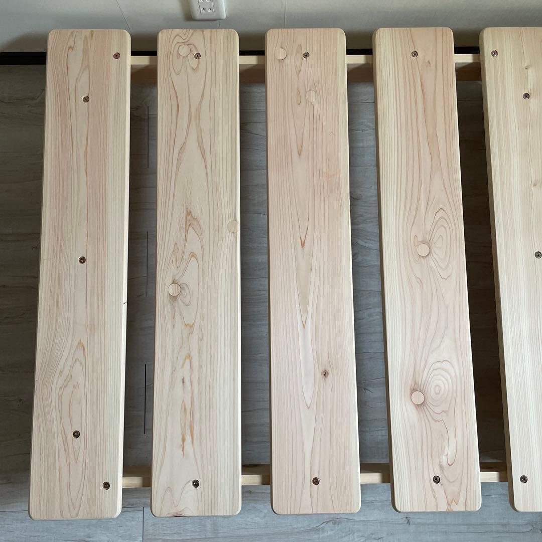 ⭐︎美品☆ 檜すのこベット シングルサイズ