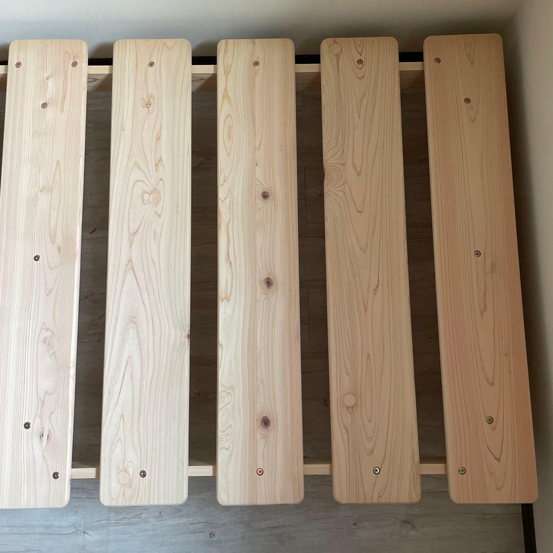 ⭐︎美品☆ 檜すのこベット シングルサイズ