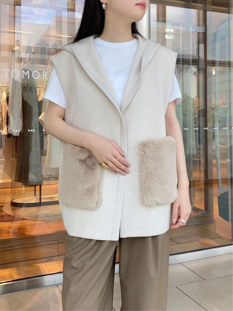 Ballsey ウールポリエステルミラノリブ フーディジレ 未使用 完売品