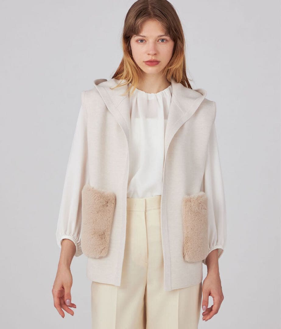 Ballsey ウールポリエステルミラノリブ フーディジレ 未使用 完売品